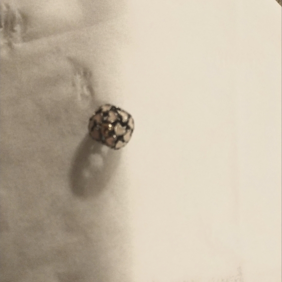 Pandora pink enamel 14k gold charm - Picture 5 of 8